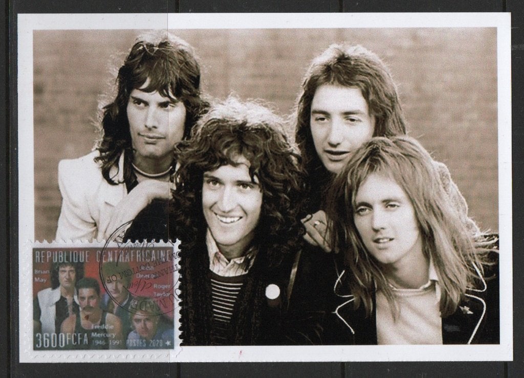 V7) postkaart Freddie Mercury USA QUIN GROUP, Verzenden, Gestempeld