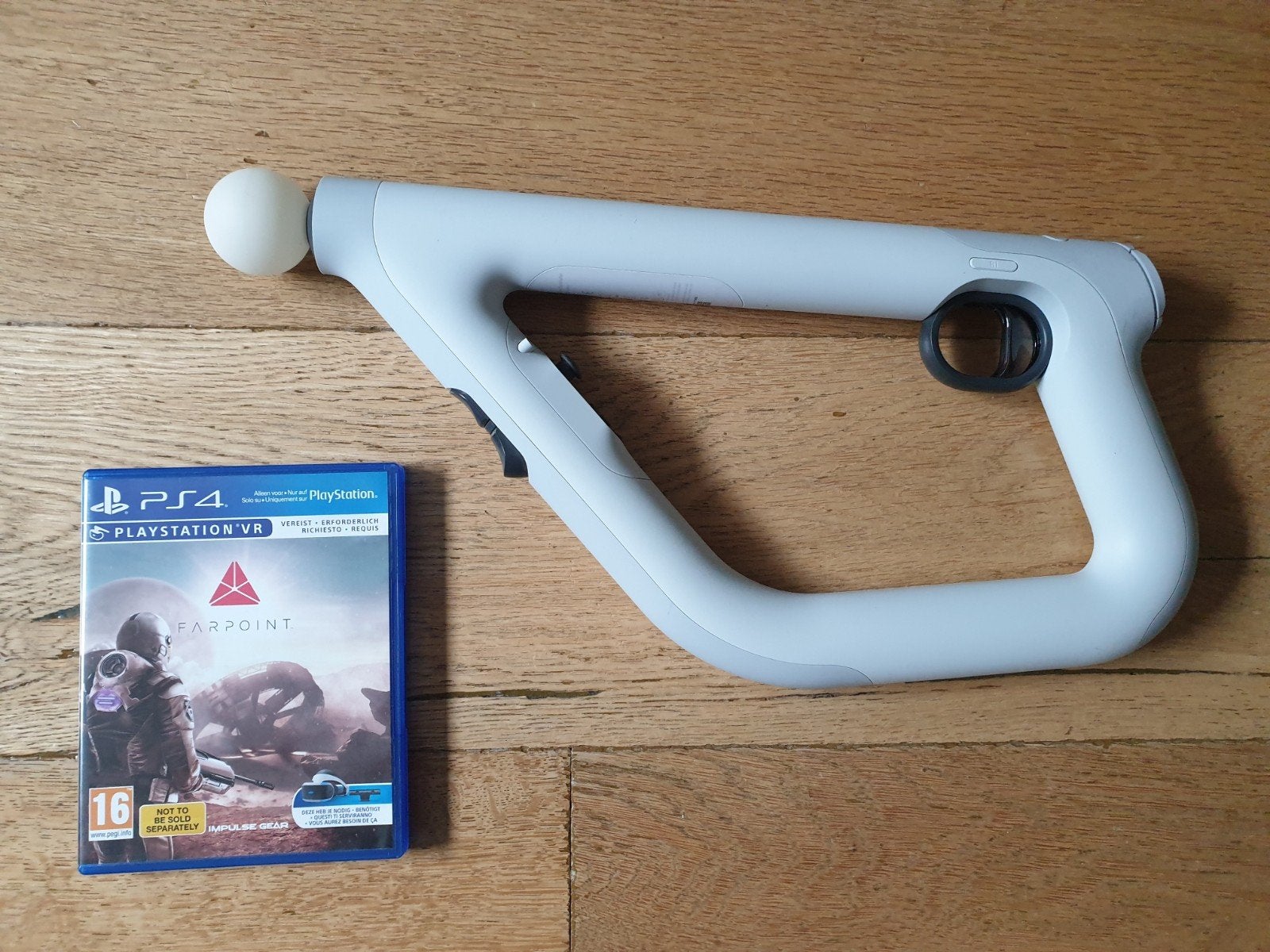 Farpoint PSVR met Aim Controller - Zo goed als nieuw, Shooter, 1 speler, Virtual Reality, Ophalen of Verzenden
