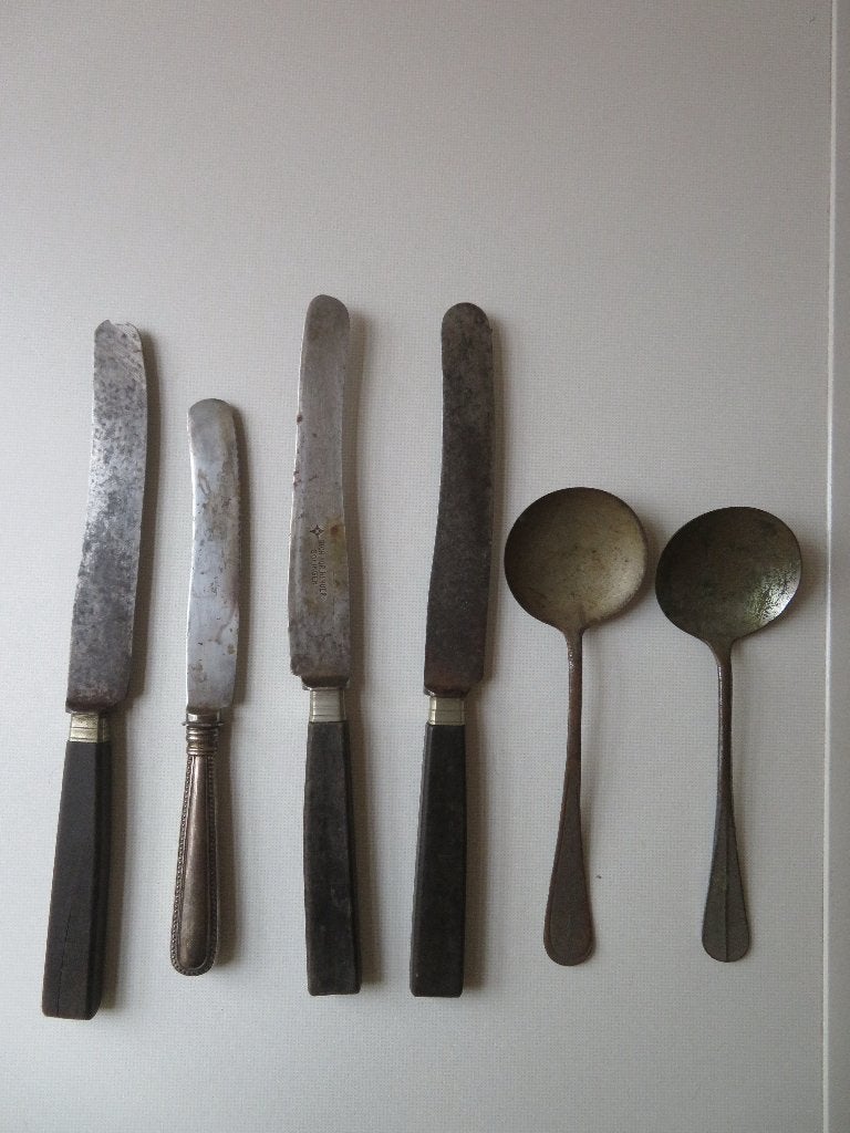 Messen en lepels Antiek, Ophalen of Verzenden