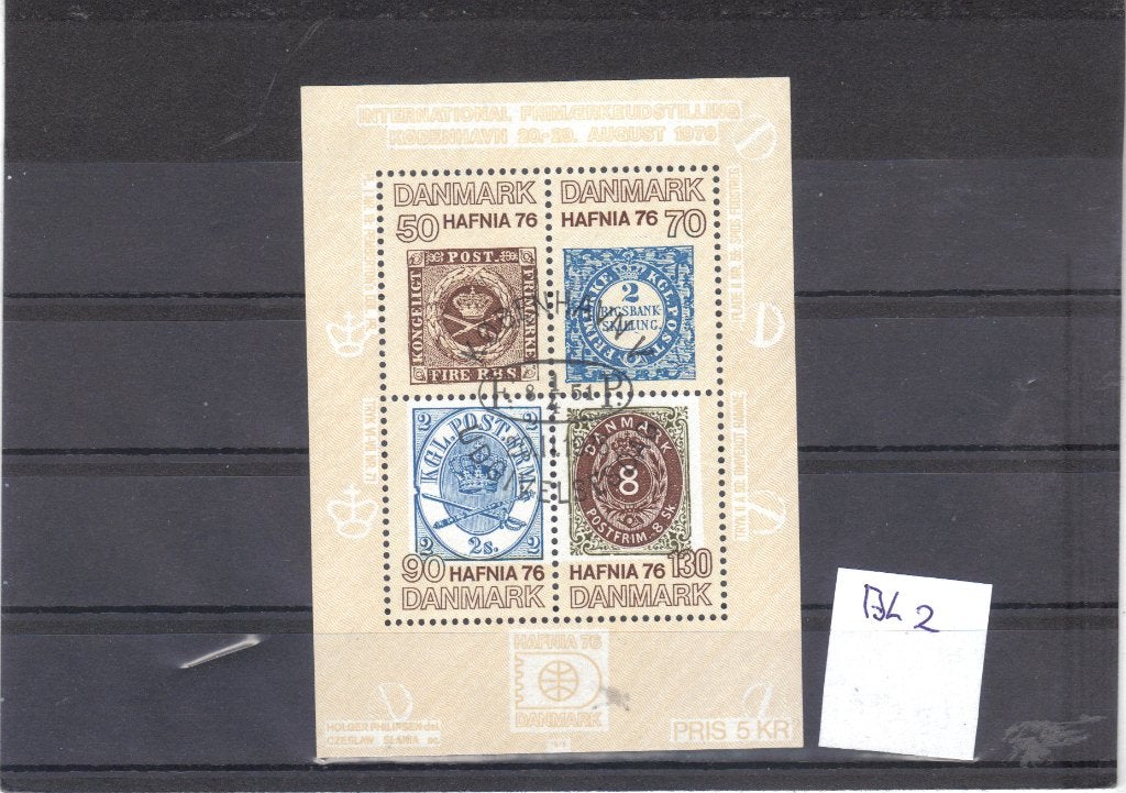 Denemarken Blok 2 gest, Ophalen of Verzenden, Denemarken, Gestempeld