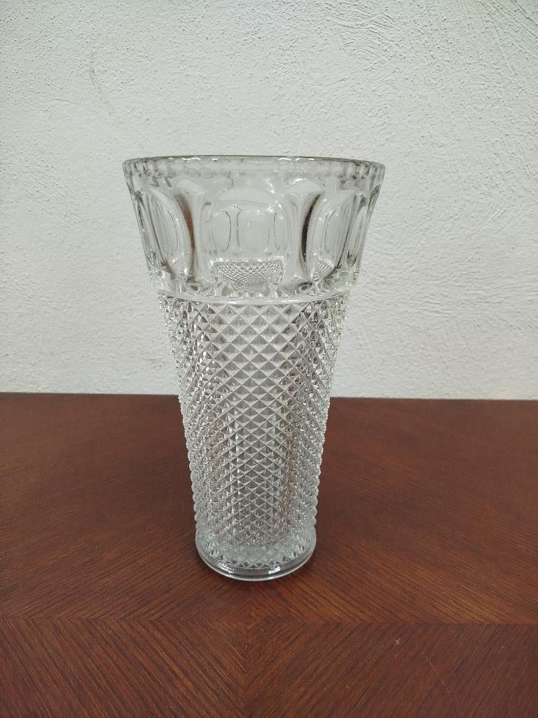 Vintage vaas diamond point, Ophalen of Verzenden