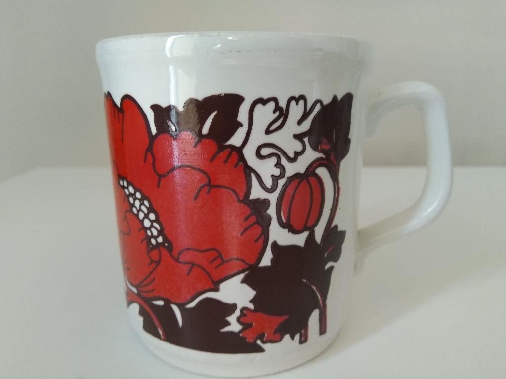 vintage mok Staffordshire England, Ophalen of Verzenden
