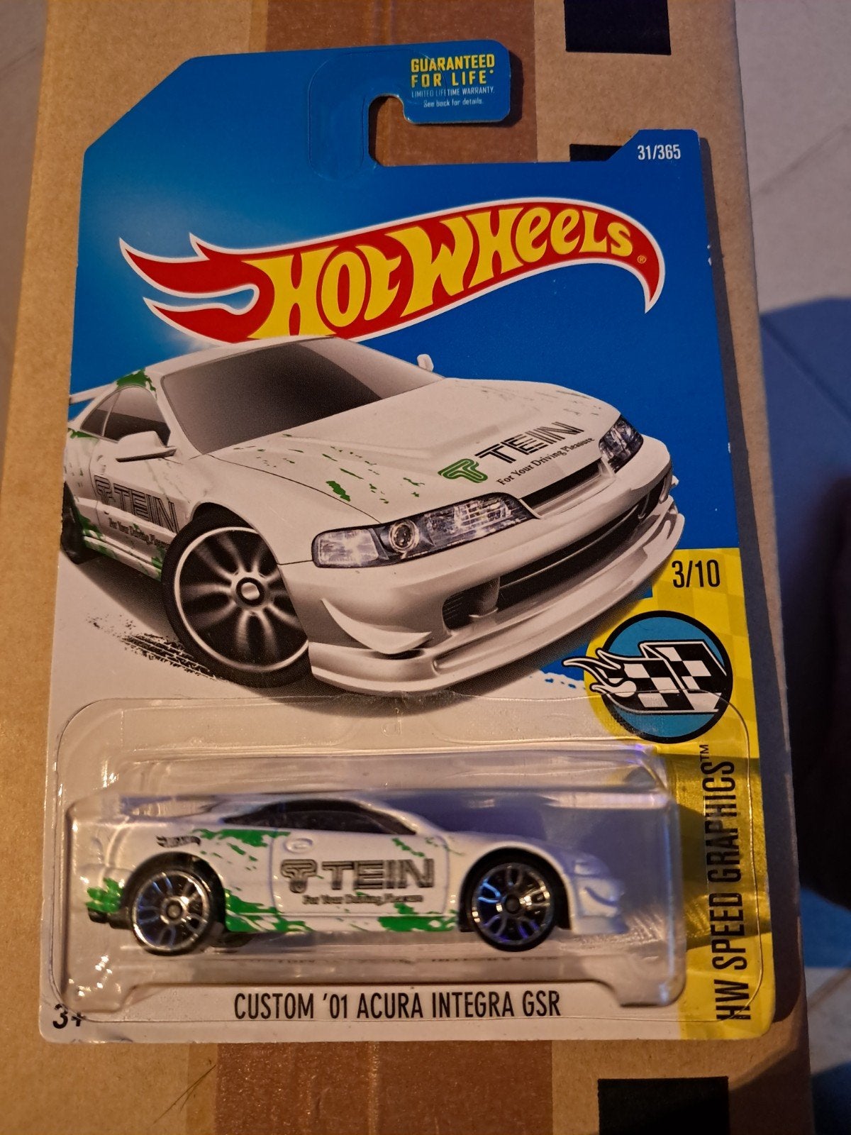 Hot Wheels Custom 01 Acura Integra GSR longcard Honda, Overige merken, 1:50 of kleiner, Auto, Nieuw