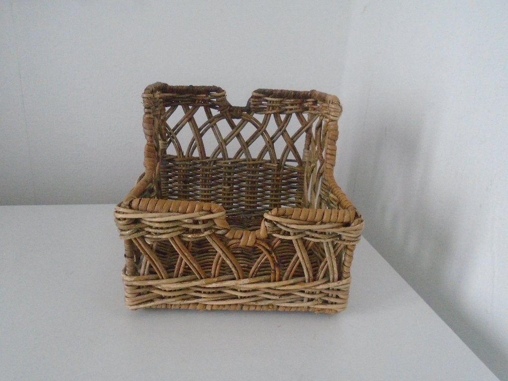 RIVIERA MAISION Rattan Houder Servethouder Mand, Mand, Ophalen of Verzenden, Zo goed als nieuw, Riet