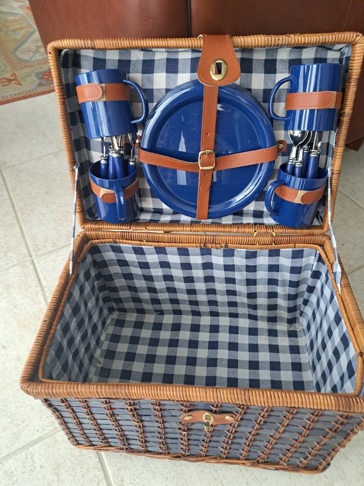 mooie 4pers picknickmand, Ophalen of Verzenden