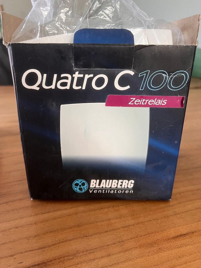 Blauberg Quatro C badkamerventilator - Ø100mm - STANDAARD, Ophalen, Nieuw, Ventilator