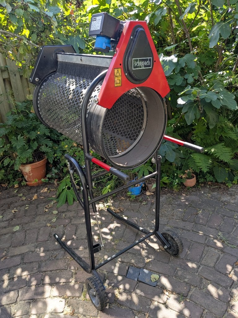 Scheppach RB350 Trommelzeef Grond, Compost. Zeer goede staat, Doe-het-zelf en Verbouw, Gereedschap | Overige machines, Ophalen
