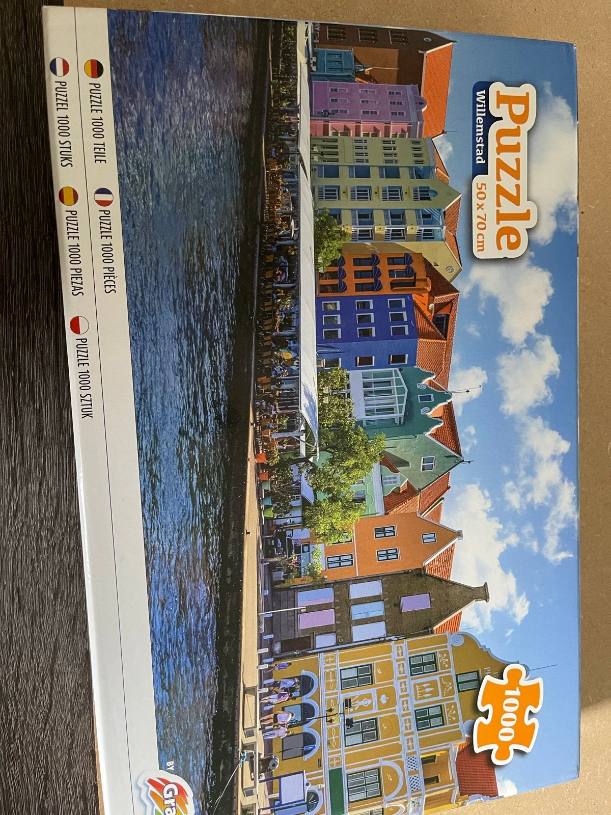 Willemstad Curaçao Legpuzzel 1000 Stukjes 50x70 cm, Ophalen of Verzenden, 500 t/m 1500 stukjes, Nieuw, Legpuzzel