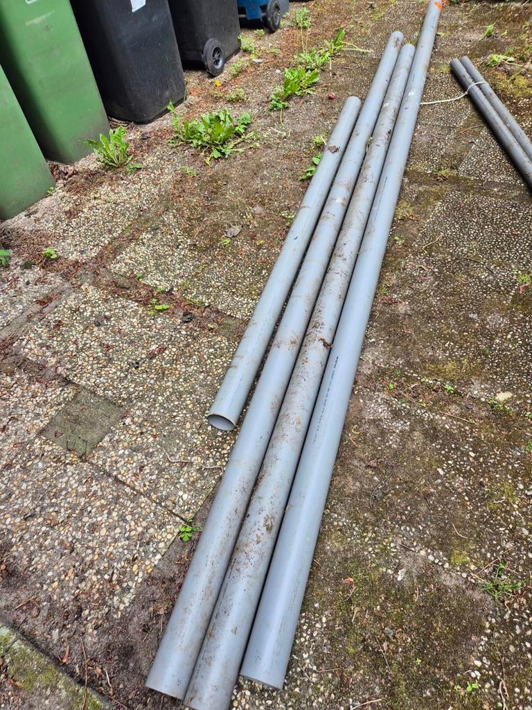 PVC afvoerbuizen 90mm. 1x 4m 3x3m 1x2m, Ophalen, Pvc, 2 tot 4 meter, Nieuw