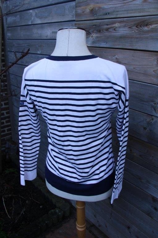 Trui creme/ blauw SaintJames mt 36 dun Vaste prijs, Ophalen of Verzenden, Zo goed als nieuw, Maat 36 (S), Saint James