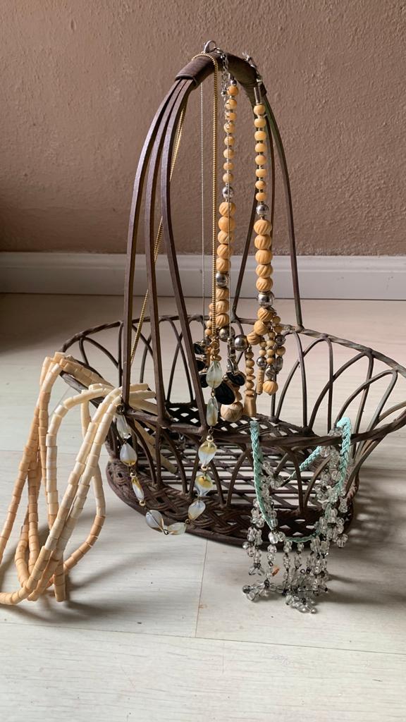Diverse kettingen, Sieraden, Tassen en Uiterlijk, Kettingen, Gebruikt, Overige materialen, Geel, Met kristal, Ophalen of Verzenden