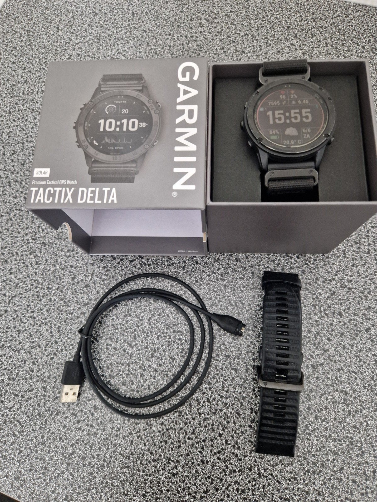 garmin tactix delta solar, Ophalen of Verzenden, Zo goed als nieuw, Zwart, Android