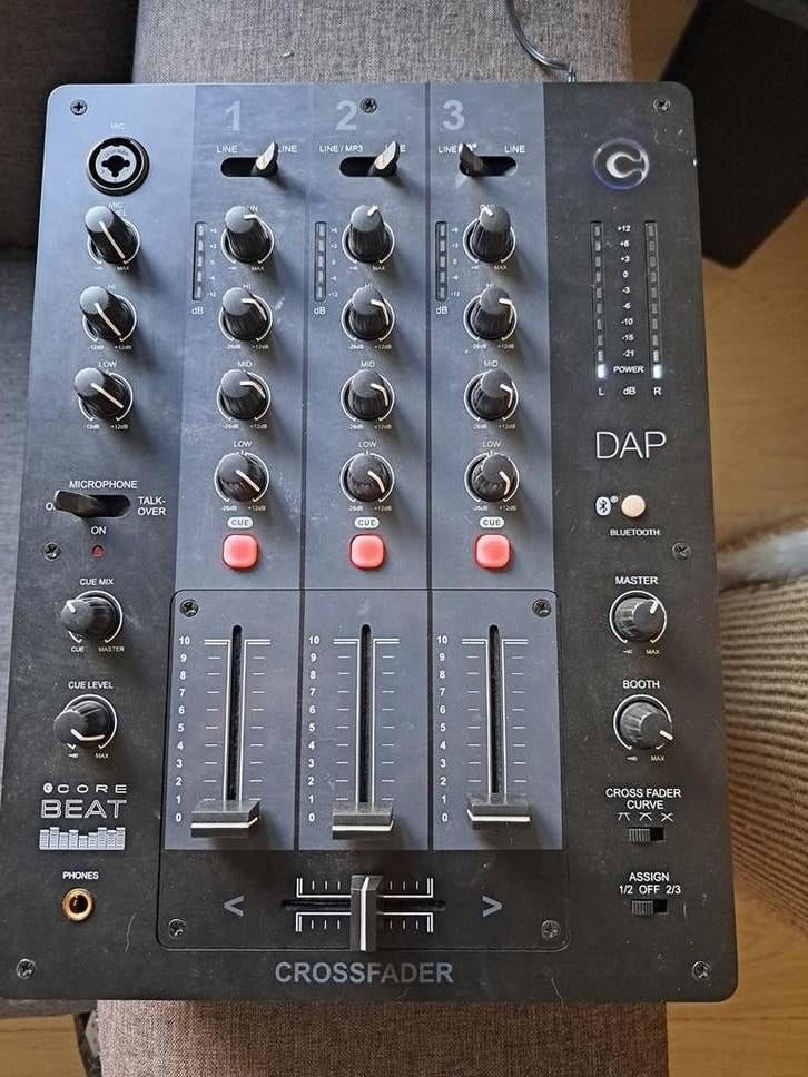 DAP Core Beat 3-kanaals mixer, Muziek en Instrumenten, Mengpanelen, Ophalen of Verzenden, Zo goed als nieuw, Minder dan 5 kanalen