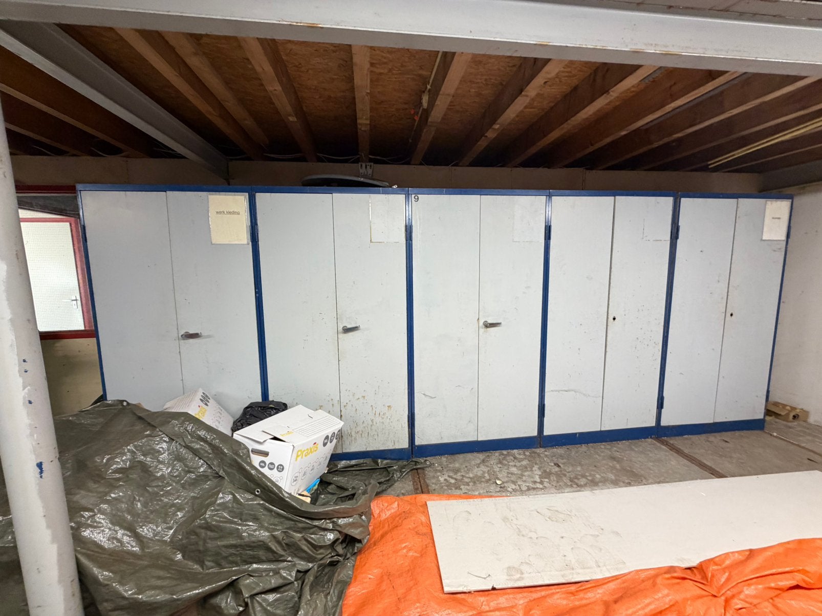 Grote partij industriële metalen magazijn/  werkplaatskasten, Huis en Inrichting, Ophalen, Gebruikt