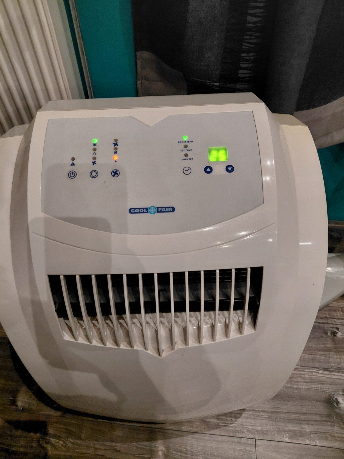 Cool Fair Mobiele Airco met slang, Ophalen, Mobiele airco, Minder dan 60 m³, 3 snelheden of meer