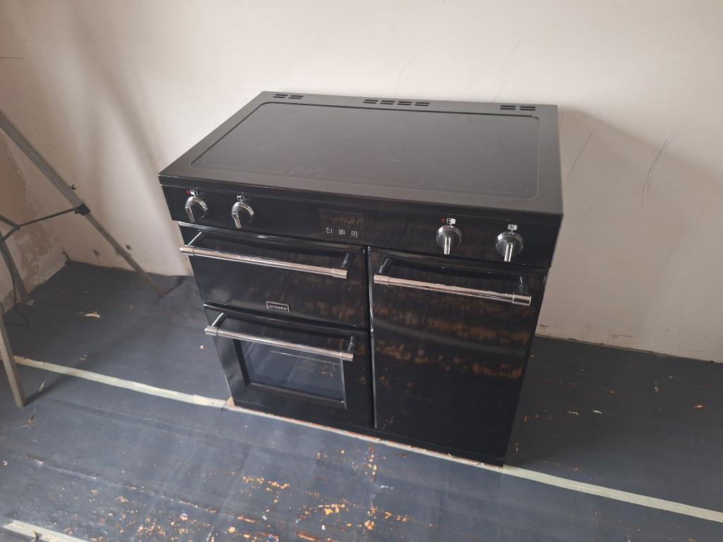 Stoves inductie fornuis, Ophalen, 60 cm of meer, Warmhoudplaat, 4 kookzones