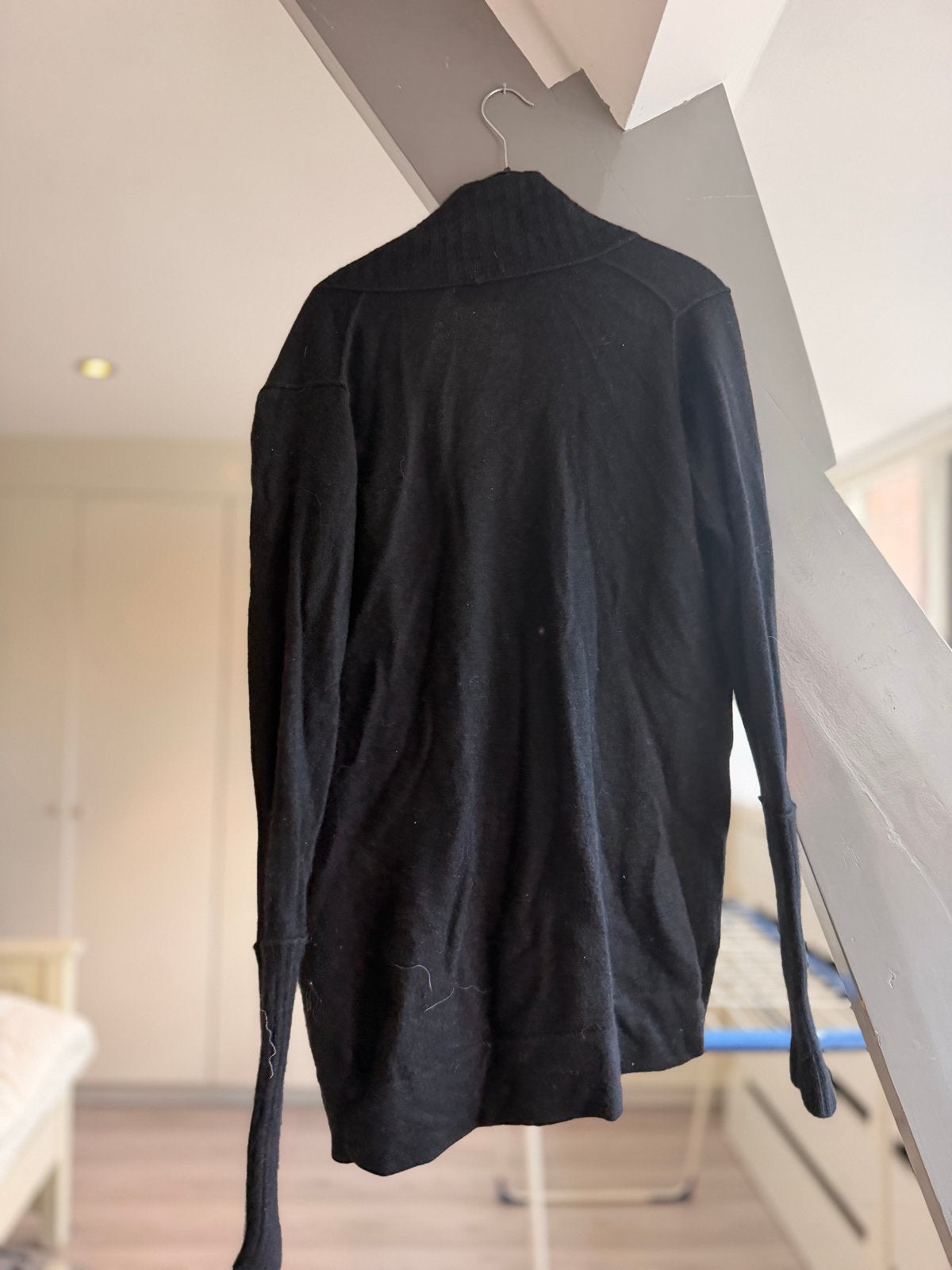 Zwart vest van FTC Cashmere, maat L, Ophalen, Gedragen, Maat 42/44 (L), Zwart