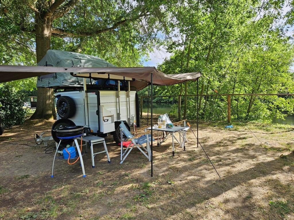 kampeertrailer / wagen, Caravans en Kamperen, Ophalen, Zo goed als nieuw