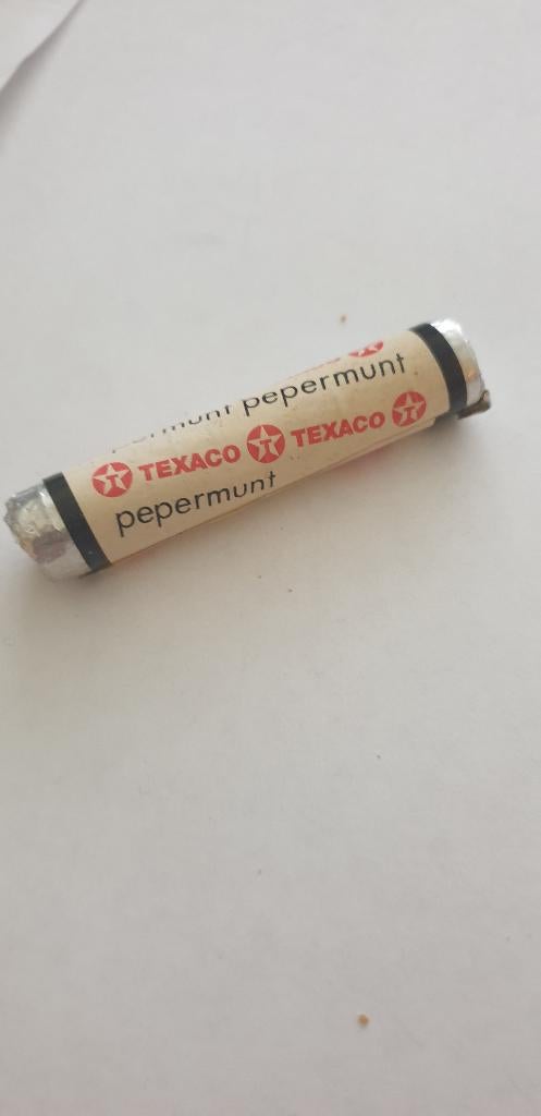 1332 texaco pepermunt rolletje jaren 60, Verzamelen, Retro, Verzenden, Overige typen