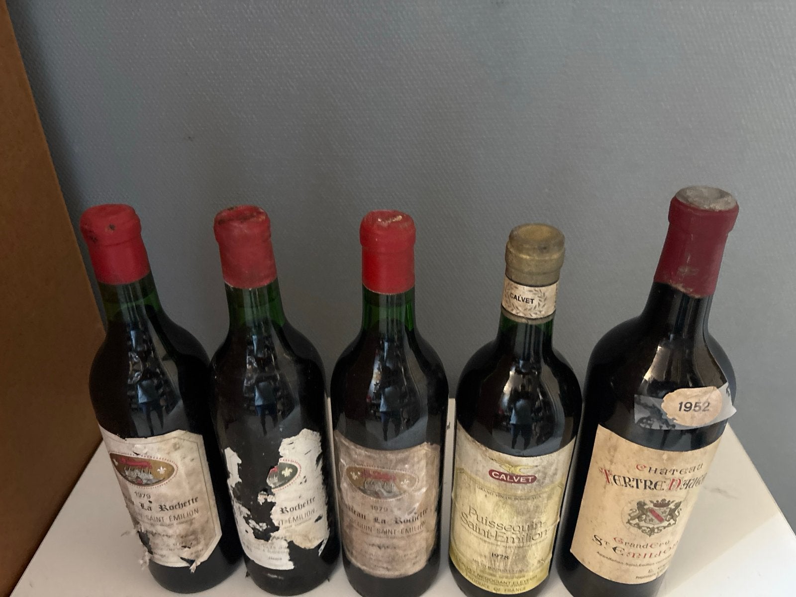 Vintage Franse Rode Wijnen - Diverse Jaren, Ophalen of Verzenden, Gebruikt, Frankrijk, Rode wijn