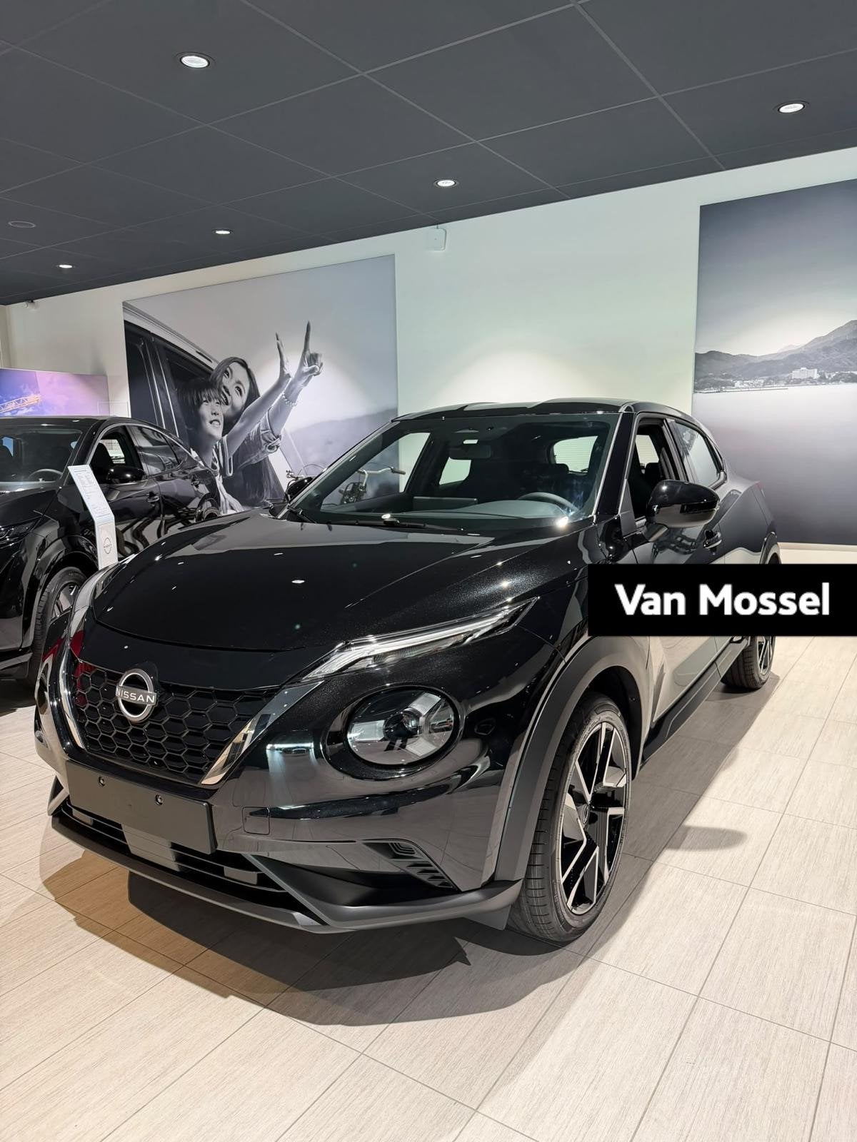 Nissan Juke 1.6 Hybrid N-Connecta | Achteruitrijcamera | Nav, Euro 6, Zwart, Bedrijf, Nieuw