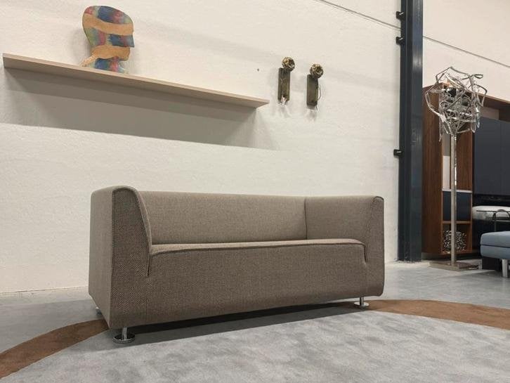 Nieuw Gelderland 4800 Bank 2 zits Andes Taupe Design 160, Minder dan 75 cm, 150 tot 200 cm, Industrieweg 15, Ophalen of Verzenden