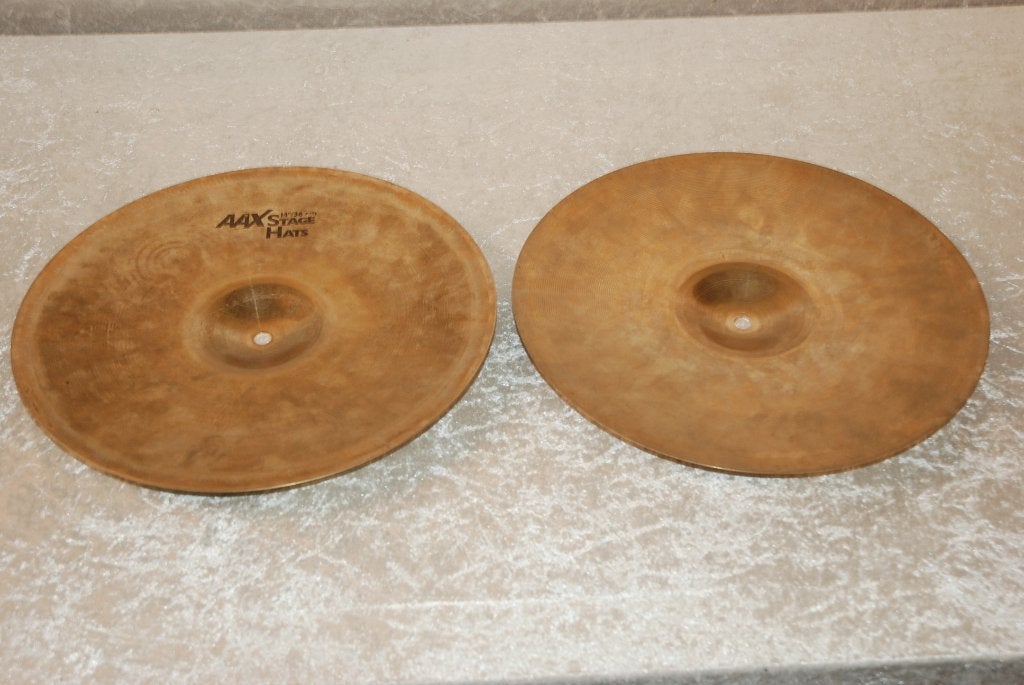 Sabian AA stage hats 969/1422gr 14 inch  <26261351>, Muziek en Instrumenten, Instrumenten | Onderdelen, Sabian, Gebruikt, ., Drums of Percussie