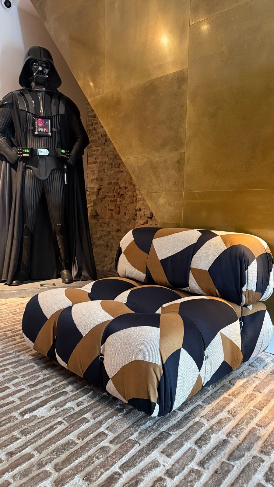 B&B Italia Camaleonda fauteuil van Mario Bellini, Zwart, Ophalen of Verzenden, Zo goed als nieuw, Eén