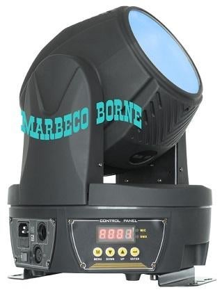 Moving Head Zoom Wash 18x 9W Tri-color LED-DMX Professional, Ophalen, Geluidgestuurd, Marbeco, Zo goed als nieuw