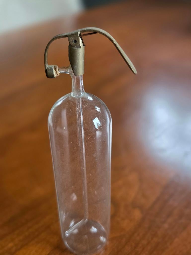 fles ether vintage  apotheek glas, Ophalen of Verzenden