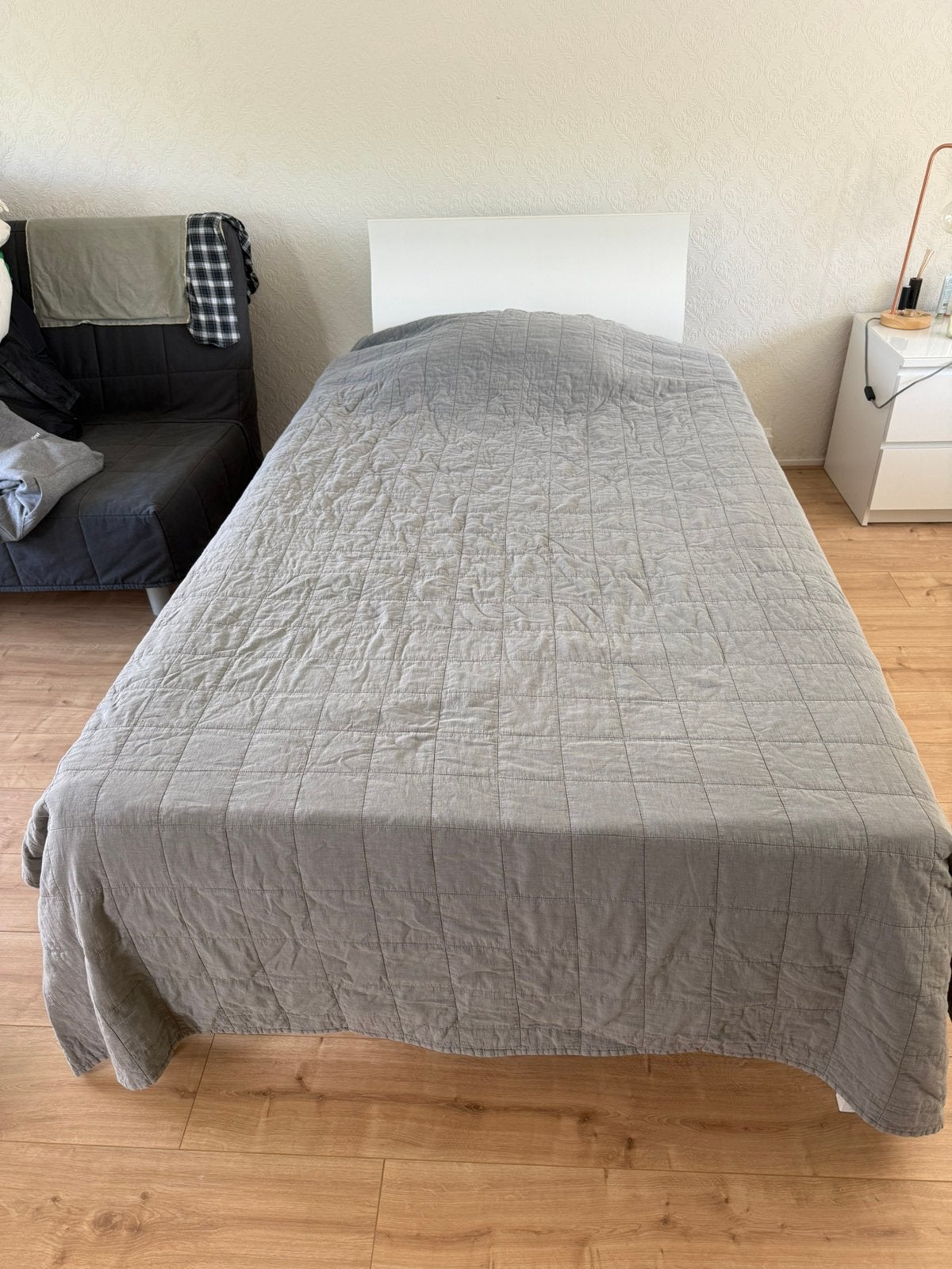 Bed, Ophalen, Gebruikt, Wit, Twijfelaar