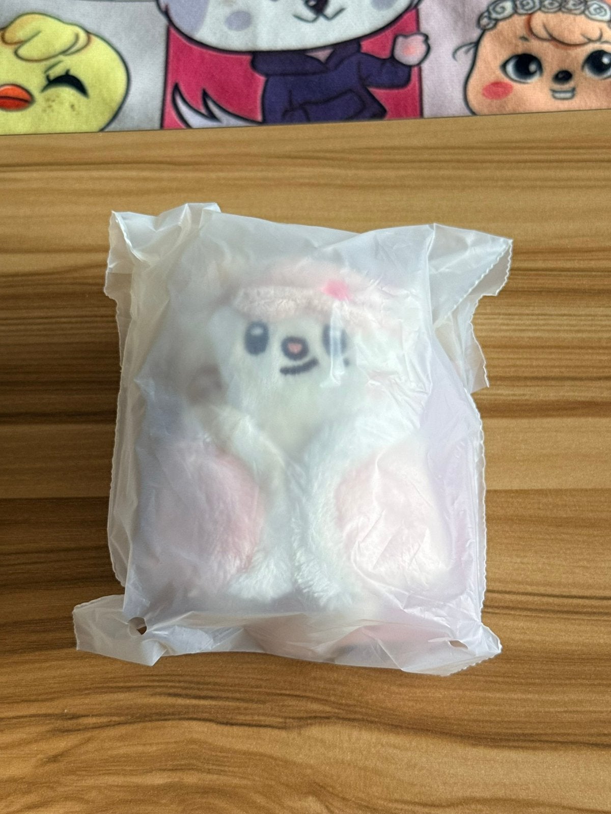 Stray Kids officieel Jiniret Hyunjin skzoo Do It plush, Ophalen of Verzenden, Zo goed als nieuw, Foto of Kaart