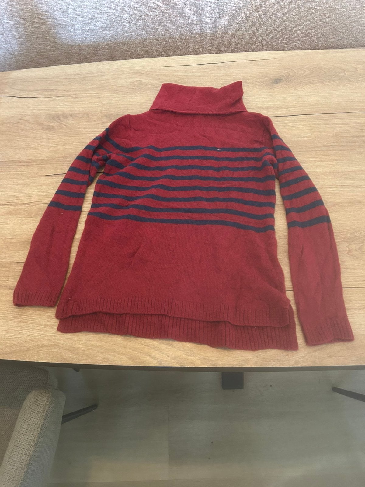 Tommy Hilfiger Denim Trui Rood – Maat S, Kleding | Dames, Verzenden, Zo goed als nieuw, Maat 38/40 (M), Rood