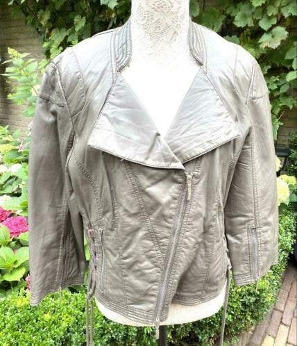 Taifun Lederlook jasje maat 42