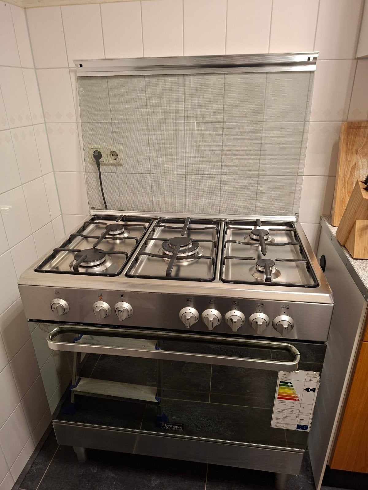bestron 5 pits gasfornuis, Ophalen, Gebruikt, 60 cm of meer, Gas