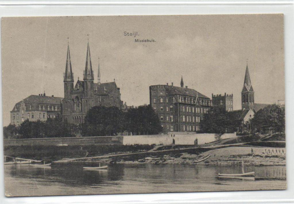 x6091 steijl steyl missiehuis naar van basten batenburg, Verzenden, Voor 1920, Noord-Brabant