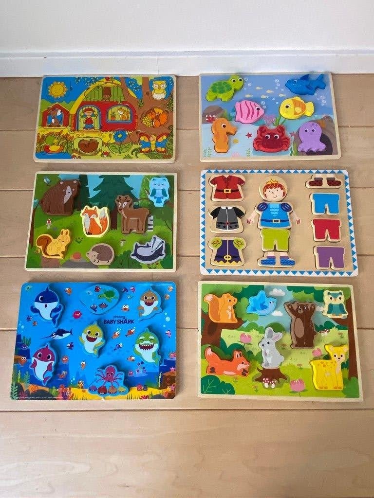 Superveel houten puzzels!, Kinderen en Baby's, Ophalen of Verzenden, Gebruikt