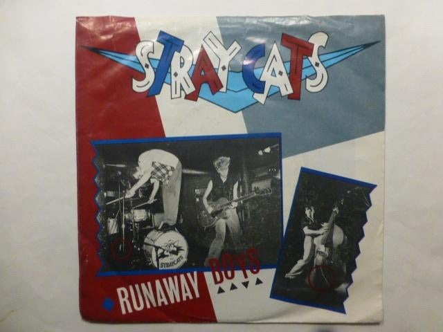 Stray Cats. Runaway boys. / My one Desire., Gebruikt, 7 inch, Single, Ophalen of Verzenden
