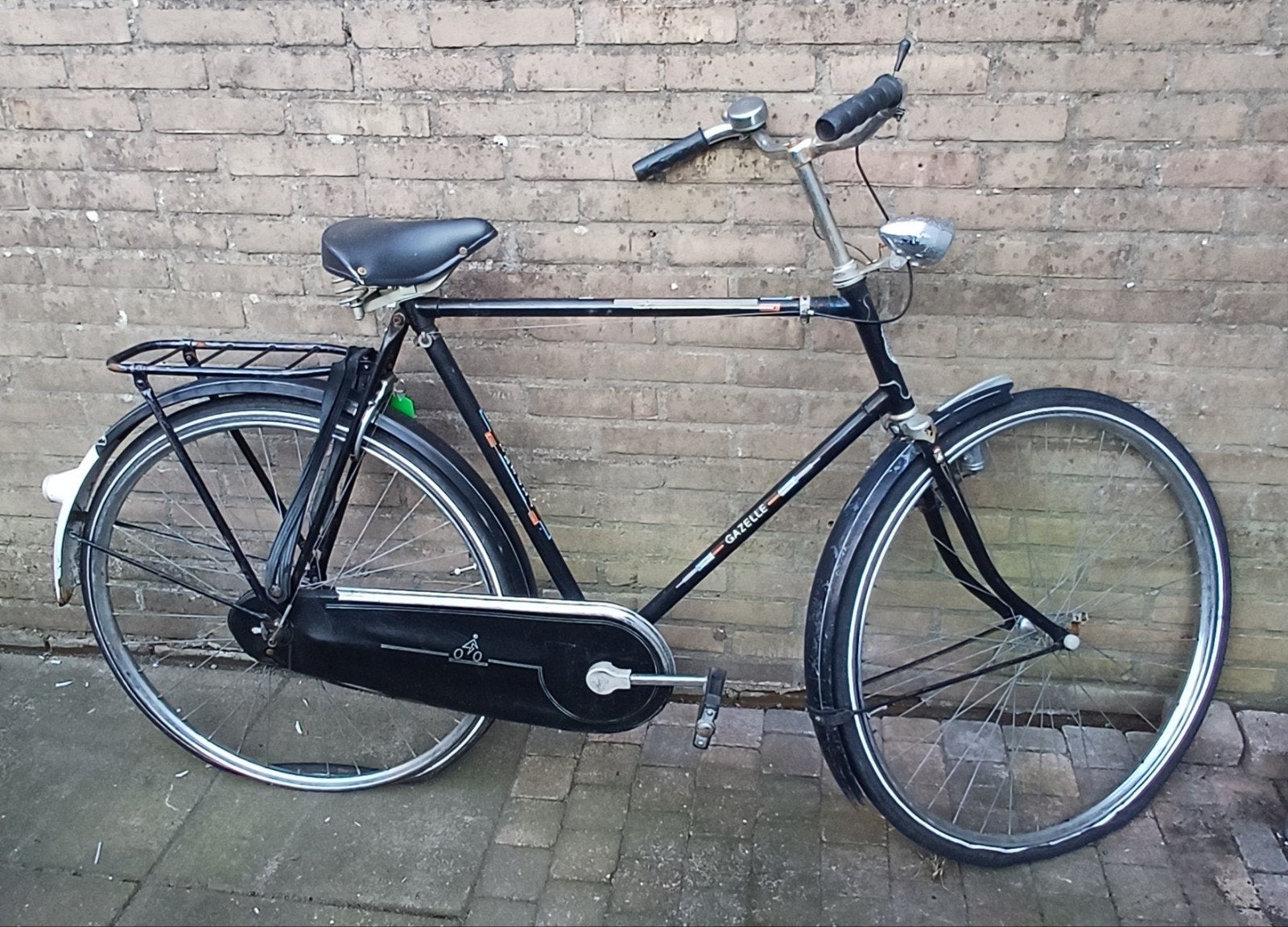 Authentieke Vintage Gazelle Impala Herenfiets, Ophalen, Terugtraprem, Gebruikt, 57 tot 61 cm