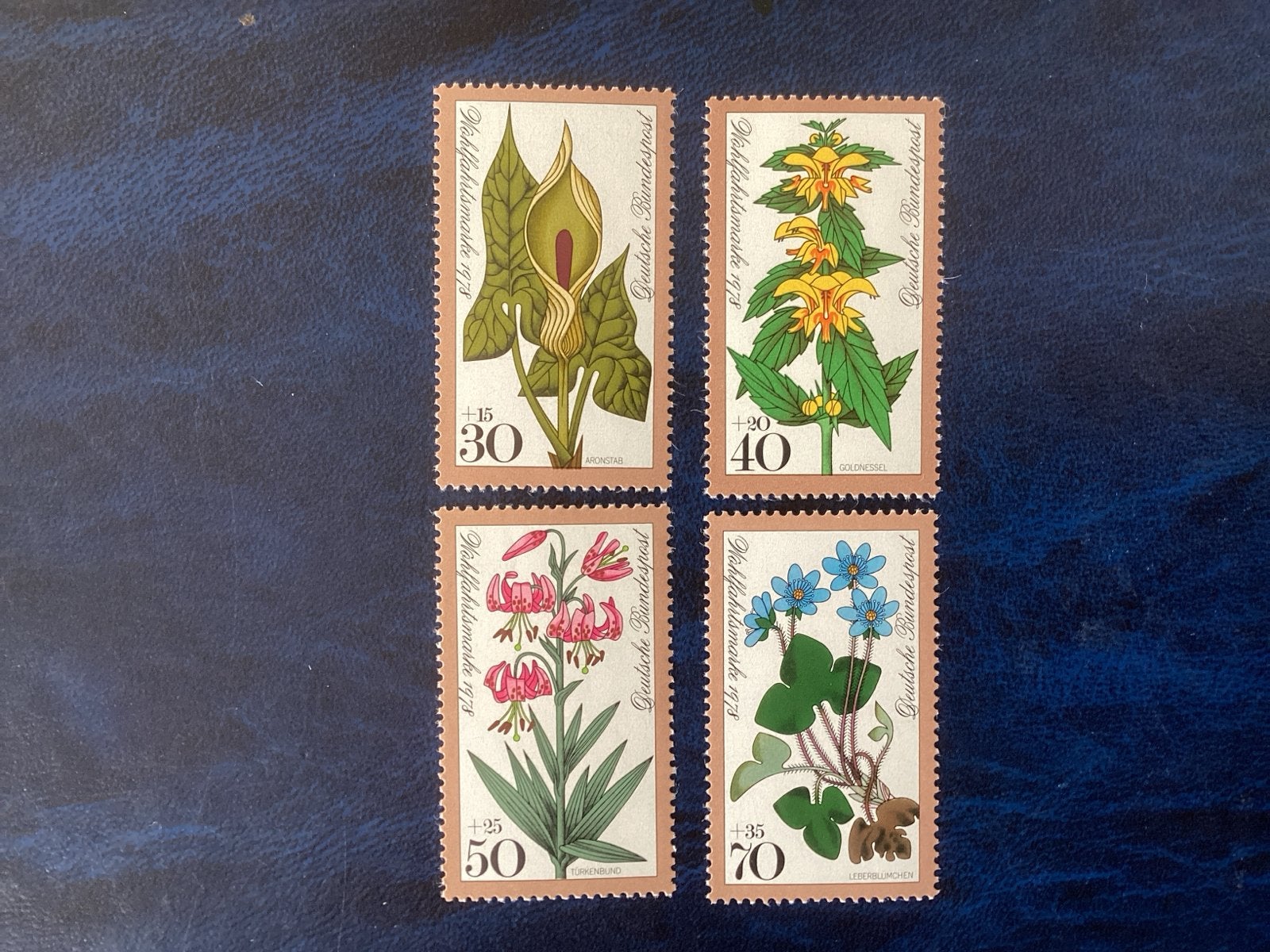 Duitse postzegels 1978 - Botanische serie postfris, Ophalen of Verzenden, Na 1940, Postfris