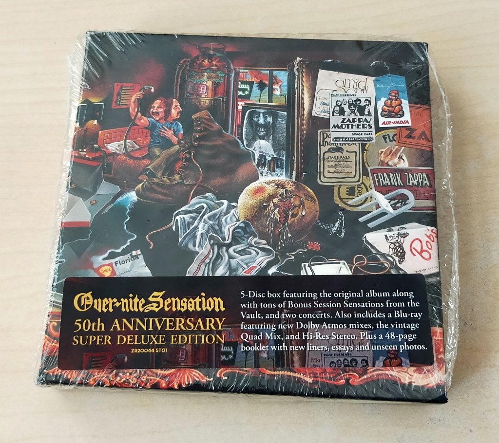 Frank Zappa - Over-Nite Sensation 4CD + Blu-ray Super Deluxe