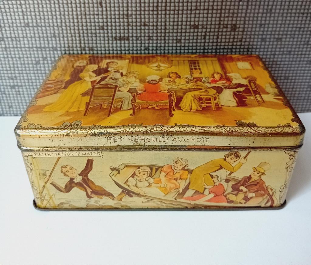 blik brood&banketbakkerijen j.j.janse wz rotterdam, Verzamelen, Blikken, Ophalen of Verzenden, Gebruikt, Overige