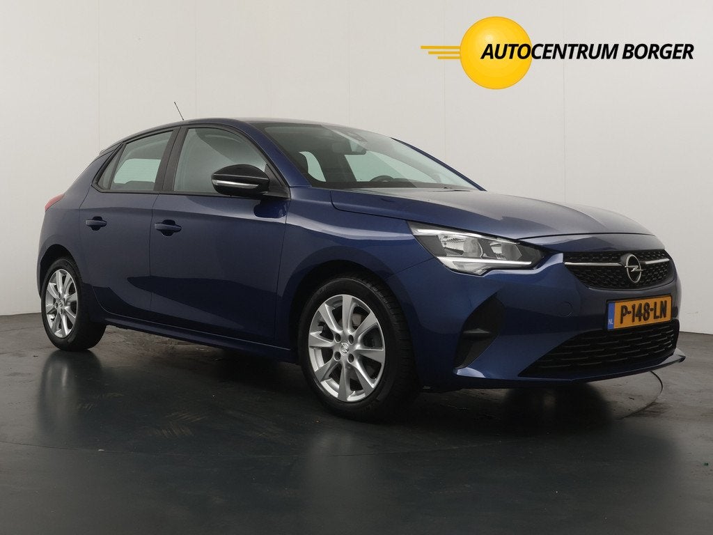 Opel Corsa 1.2 Turbo Edition 5DRS Navi / Cruise / Parkeersen, Auto's, Gebruikt, Euro 6, Blauw, 49 €/maand