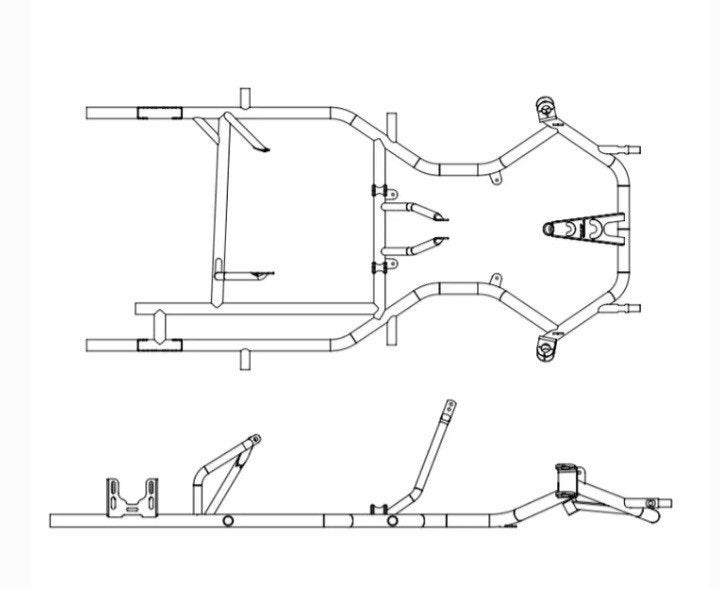 te koop gevraagd mini kart/ cadet frame of rollend chassis, Ophalen, Gebruikt, Onderdelen Kart