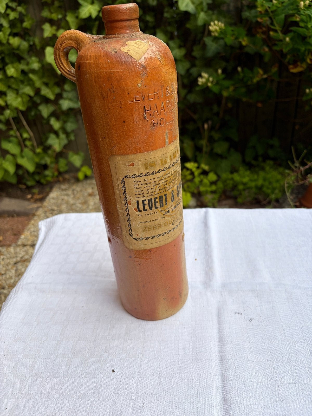 Jenever kruik - Levert & Schudel Haarlem, Ophalen of Verzenden