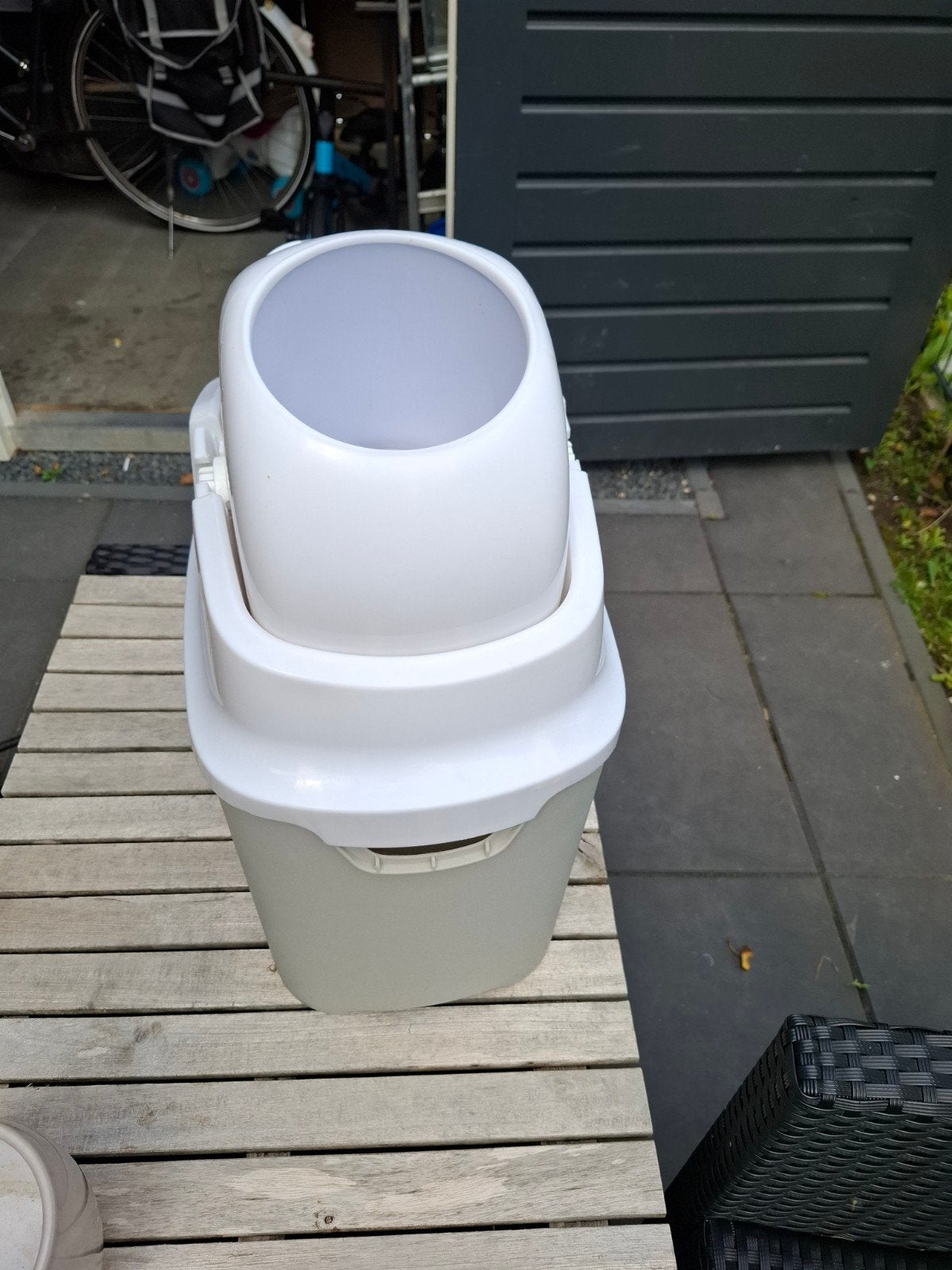 Diaper Champ One luieremmer grijs, Ophalen, Gebruikt