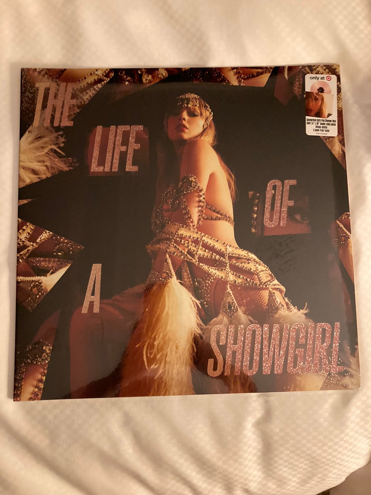 Taylor Swift life of a showgirl Target roze vinyl nieuw, Ophalen of Verzenden, Nieuw in verpakking, 12 inch
