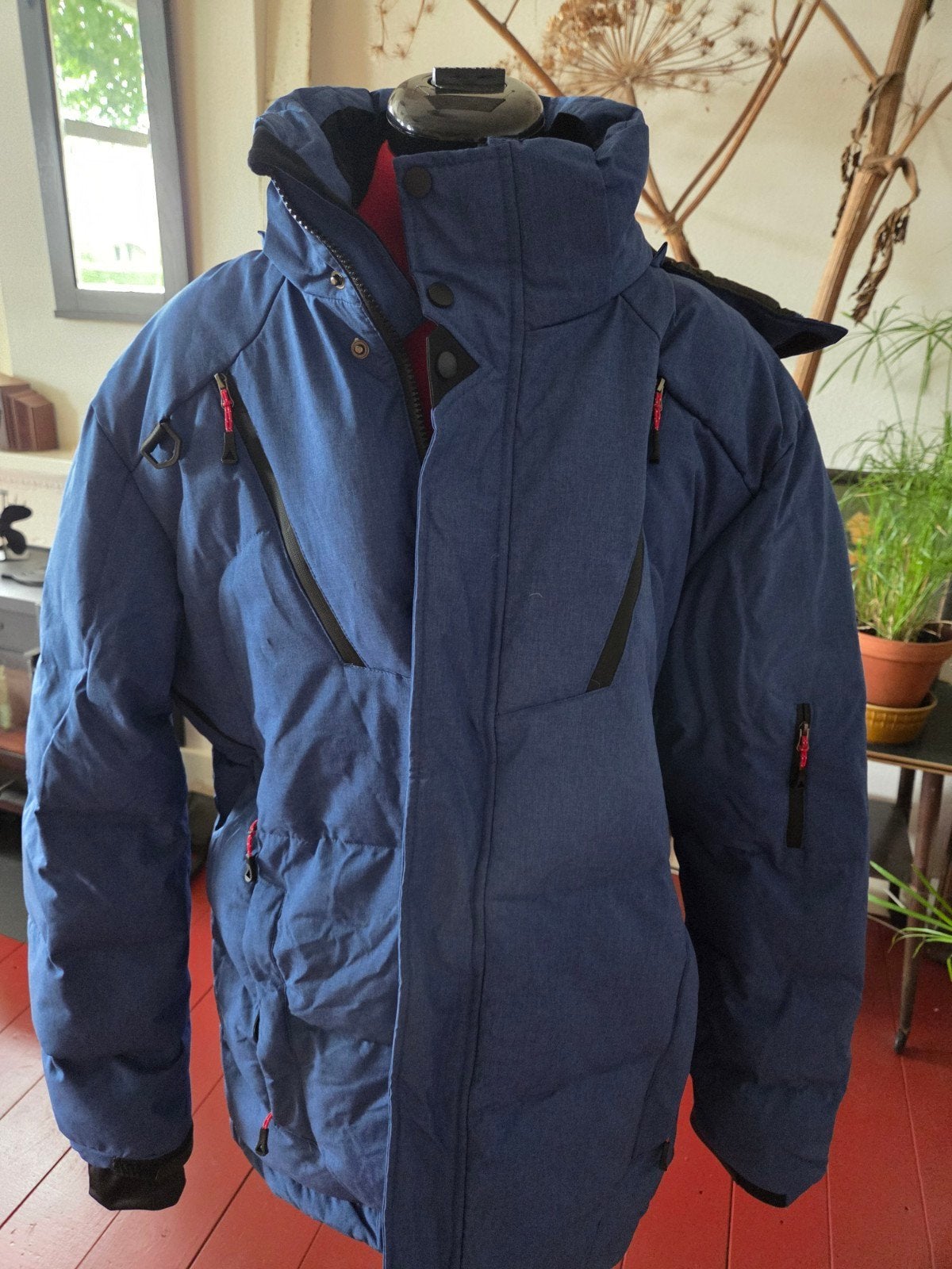 Heren Donsjas, Kleding | Heren, Blauw, Nieuw, Overige maten, Ophalen of Verzenden