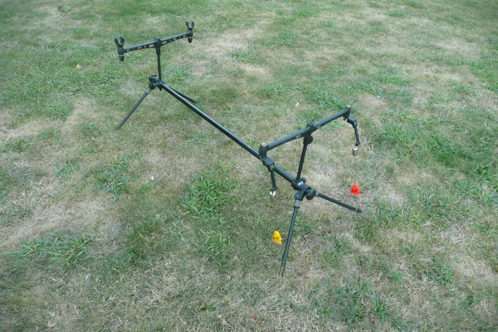 FOX rodpod voor 2 hengels met 2 micro swingers, Ophalen of Verzenden, Gebruikt, Overige typen