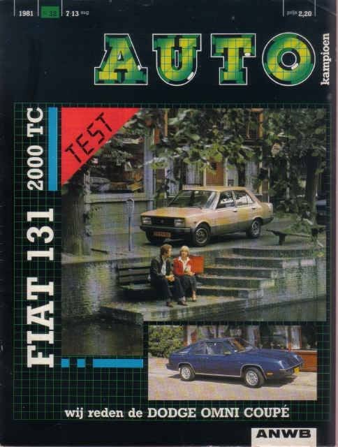 Autokampioen 32 1981 : Fiat 131 Supermirafiori 2000 TC, Ophalen of Verzenden, Gelezen, Algemeen